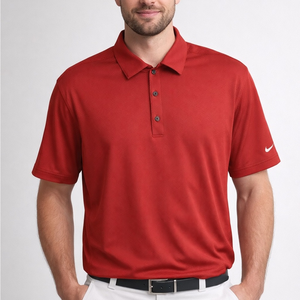 Nike Polo Shirt Mens Medium Nike Team Sphere Dry Golf Short Sleeve